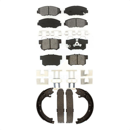 [Avant + Arrière] Kit de plaquette (semi-métallique) de frein pour 2005-2006 Honda CR-V KSN-100642