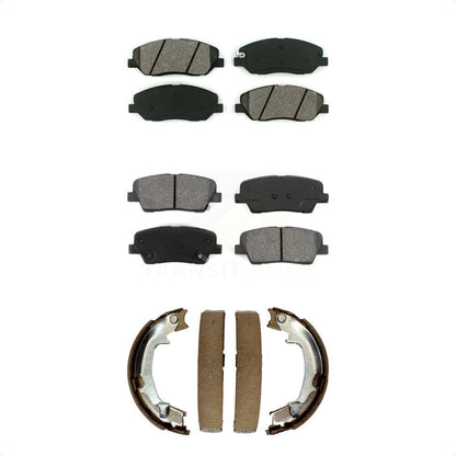 [Avant + Arrière] Kit de plaquette (semi-métallique) de frein pour Kia Sedona Hyundai Entourage KSN-100643