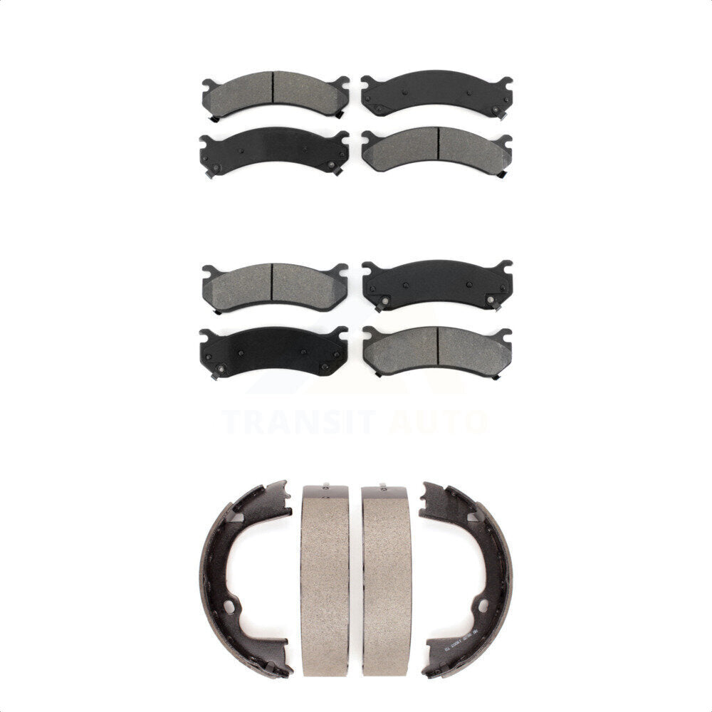 [Avant + Arrière] Kit de plaquette (semi-métallique) de frein pour Chevrolet Silverado 2500 HD GMC Sierra Suburban Yukon XL KSN-100645