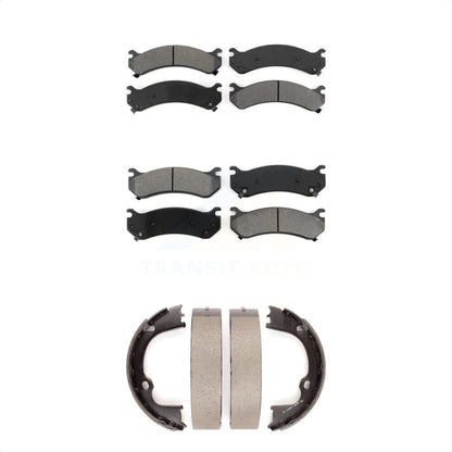 [Avant + Arrière] Kit de plaquette (semi-métallique) de frein pour Chevrolet Silverado 2500 HD GMC Sierra Suburban Yukon XL KSN-100645