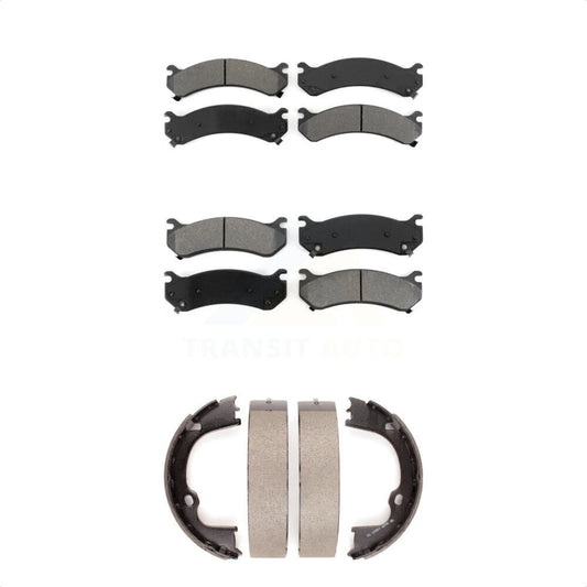 [Avant + Arrière] Kit de plaquette (semi-métallique) de frein pour Chevrolet Silverado 2500 HD GMC Sierra Suburban Yukon XL KSN-100645