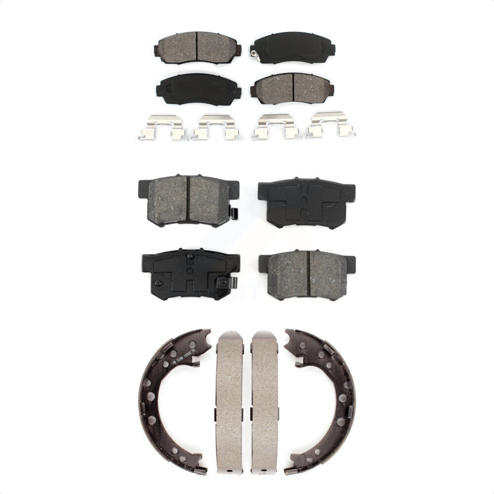 [Avant + Arrière] Kit de plaquette (semi-métallique) de frein pour Acura RDX KSN-100646