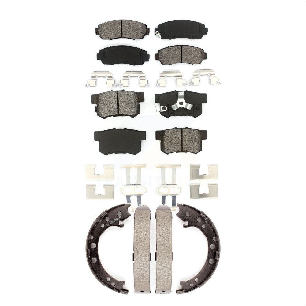 [Avant + Arrière] Kit de plaquette (semi-métallique) de frein pour Honda CR-V Acura RDX KSN-100647