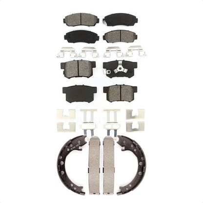[Avant + Arrière] Kit de plaquette (semi-métallique) de frein pour Honda CR-V Acura RDX KSN-100647