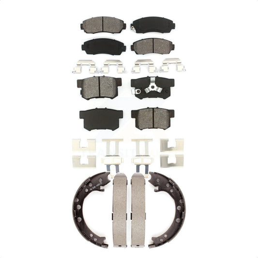 [Avant + Arrière] Kit de plaquette (semi-métallique) de frein pour Honda CR-V Acura RDX KSN-100647