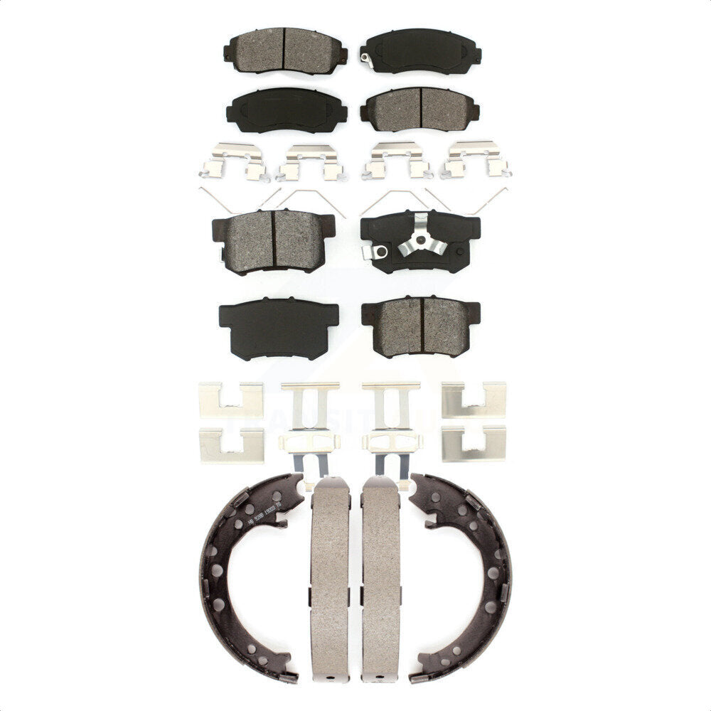 [Avant + Arrière] Kit de plaquette (semi-métallique) de frein pour 2012-2016 Honda CR-V AWD KSN-100648