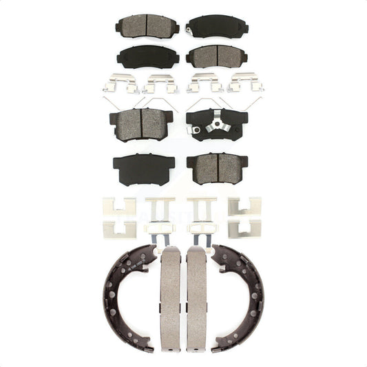 [Avant + Arrière] Kit de plaquette (semi-métallique) de frein pour 2012-2016 Honda CR-V AWD KSN-100648