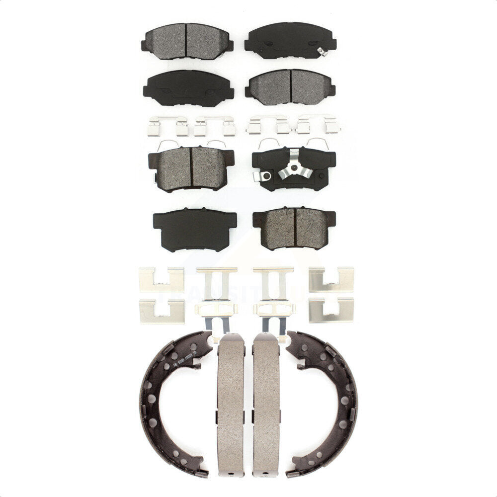 [Avant + Arrière] Kit de plaquette (semi-métallique) de frein pour 2012-2016 Honda CR-V FWD KSN-100649