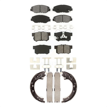 [Avant + Arrière] Kit de plaquette (semi-métallique) de frein pour 2012-2016 Honda CR-V FWD KSN-100649