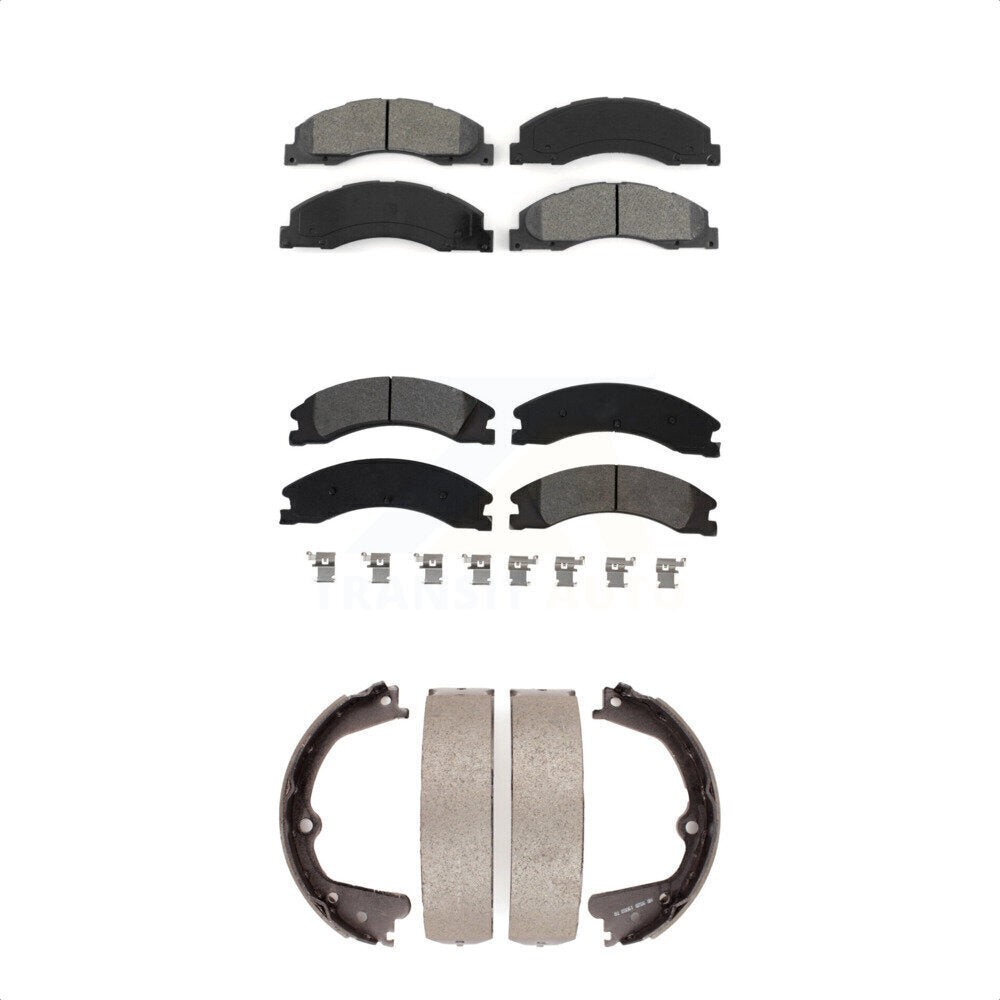 [Avant + Arrière] Kit de plaquette (semi-métallique) de frein pour Ford E-450 Super Duty KSN-100651