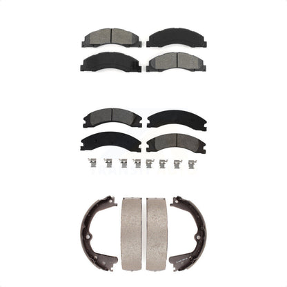 [Avant + Arrière] Kit de plaquette (semi-métallique) de frein pour Ford E-450 Super Duty KSN-100651