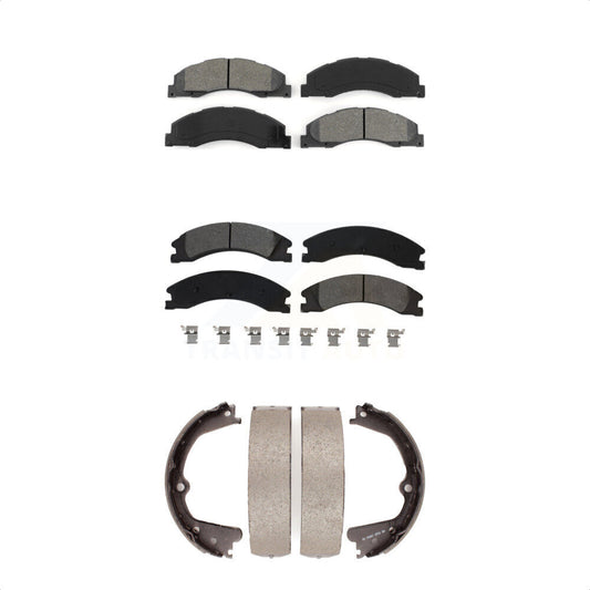 [Avant + Arrière] Kit de plaquette (semi-métallique) de frein pour Ford E-450 Super Duty KSN-100651