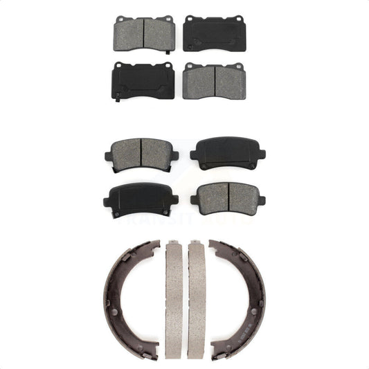 [Avant + Arrière] Kit de plaquette (semi-métallique) de frein pour 2014-2019 Cadillac XTS sans Heavy Duty Brakes KSN-100655