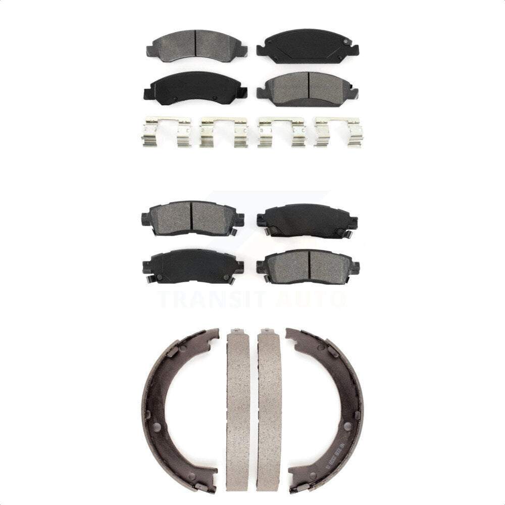 [Avant + Arrière] Kit de plaquette (semi-métallique) de frein pour Cadillac XTS KSN-100656