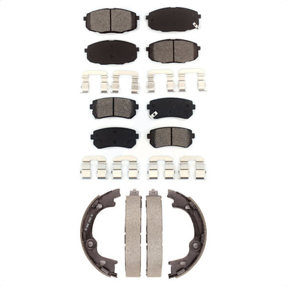 [Avant + Arrière] Kit de plaquette (semi-métallique) de frein pour Hyundai Elantra KSN-100657