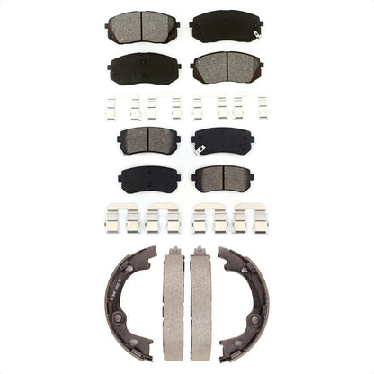 [Avant + Arrière] Kit de plaquette (semi-métallique) de frein pour 2013-2015 Hyundai Tucson FWD KSN-100660