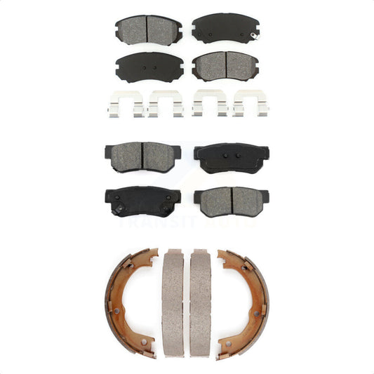 [Avant + Arrière] Kit de plaquette (semi-métallique) de frein pour 2006-2009 Hyundai Azera KSN-100662