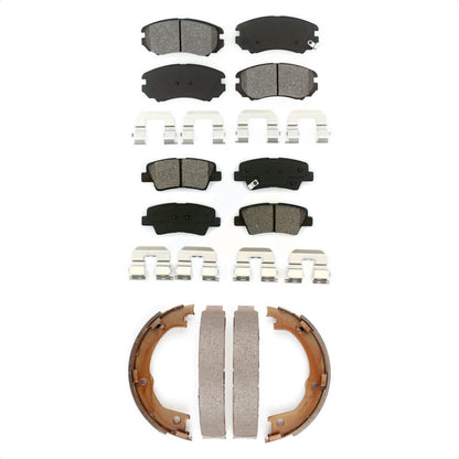[Avant + Arrière] Kit de plaquette (semi-métallique) de frein pour 2007-2009 Kia Amanti KSN-100664
