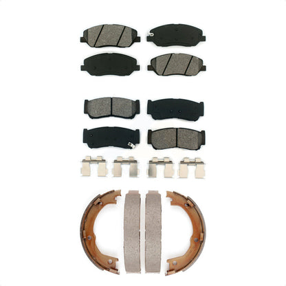 [Avant + Arrière] Kit de plaquette (semi-métallique) de frein pour 2007-2009 Hyundai Santa Fe KSN-100665