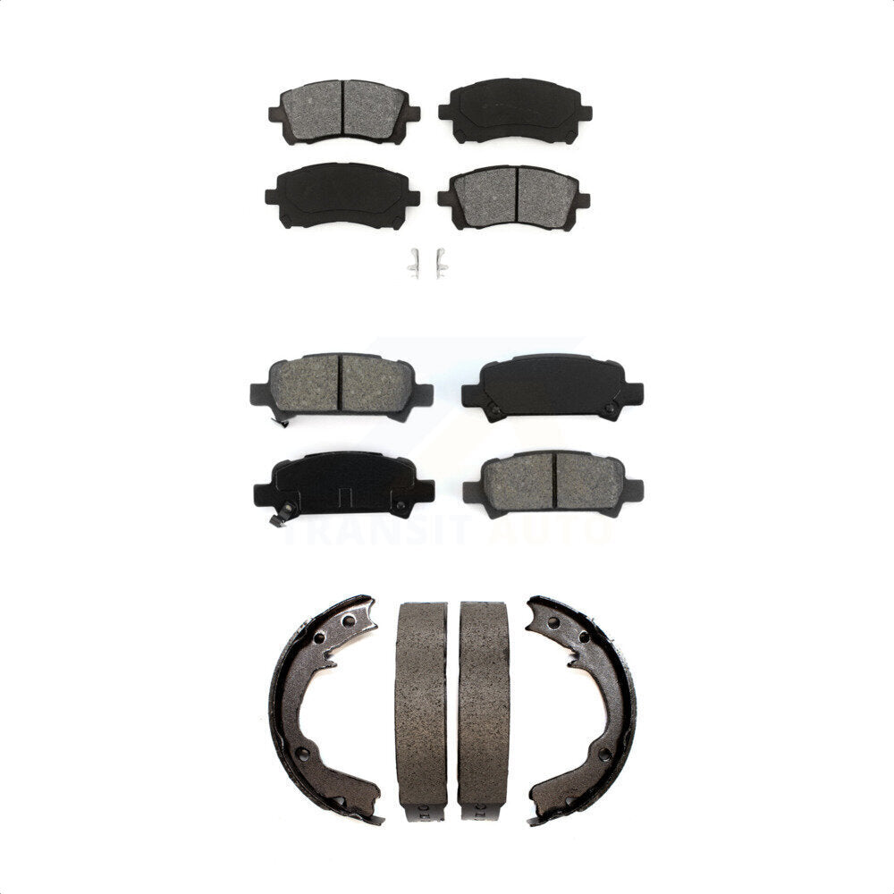 [Avant + Arrière] Kit de plaquette (semi-métallique) de frein pour Subaru Forester Impreza Legacy KSN-100667