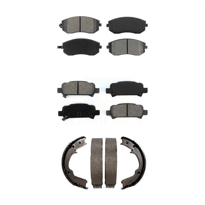 [Avant + Arrière] Kit de plaquette (semi-métallique) de frein pour Subaru Impreza Forester KSN-100668