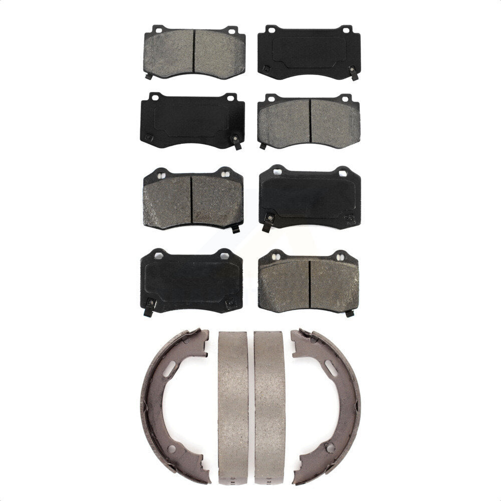 [Avant + Arrière] Kit de plaquette (semi-métallique) de frein pour Dodge Charger Chrysler 300 Challenger Magnum KSN-100670