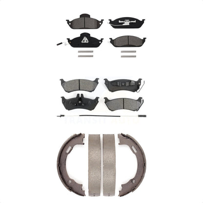 [Avant + Arrière] Kit de plaquette (semi-métallique) de frein pour Mercedes-Benz ML320 ML350 ML430 KSN-100673