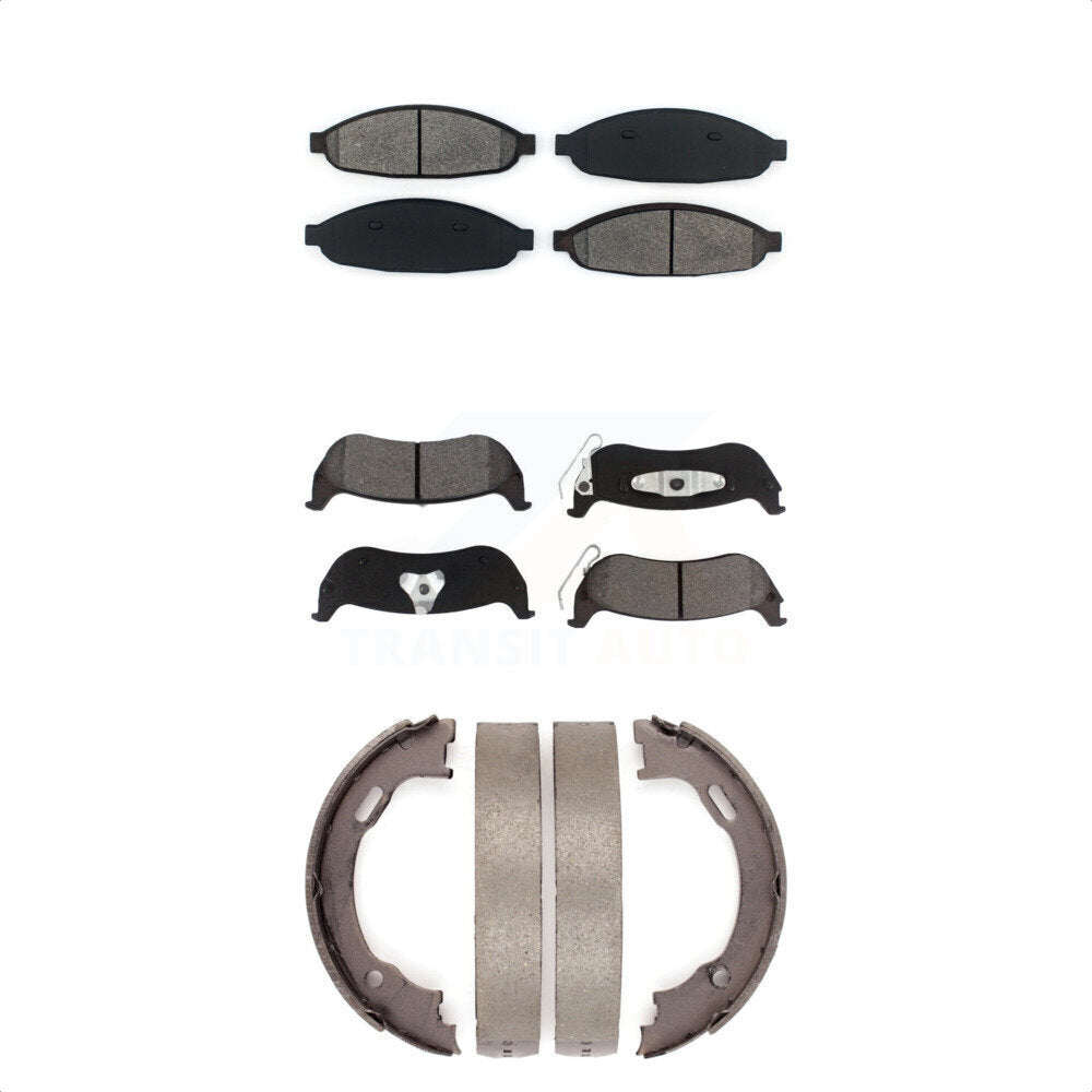 [Avant + Arrière] Kit de plaquette (semi-métallique) de frein pour 2004-2008 Chrysler Pacifica KSN-100674