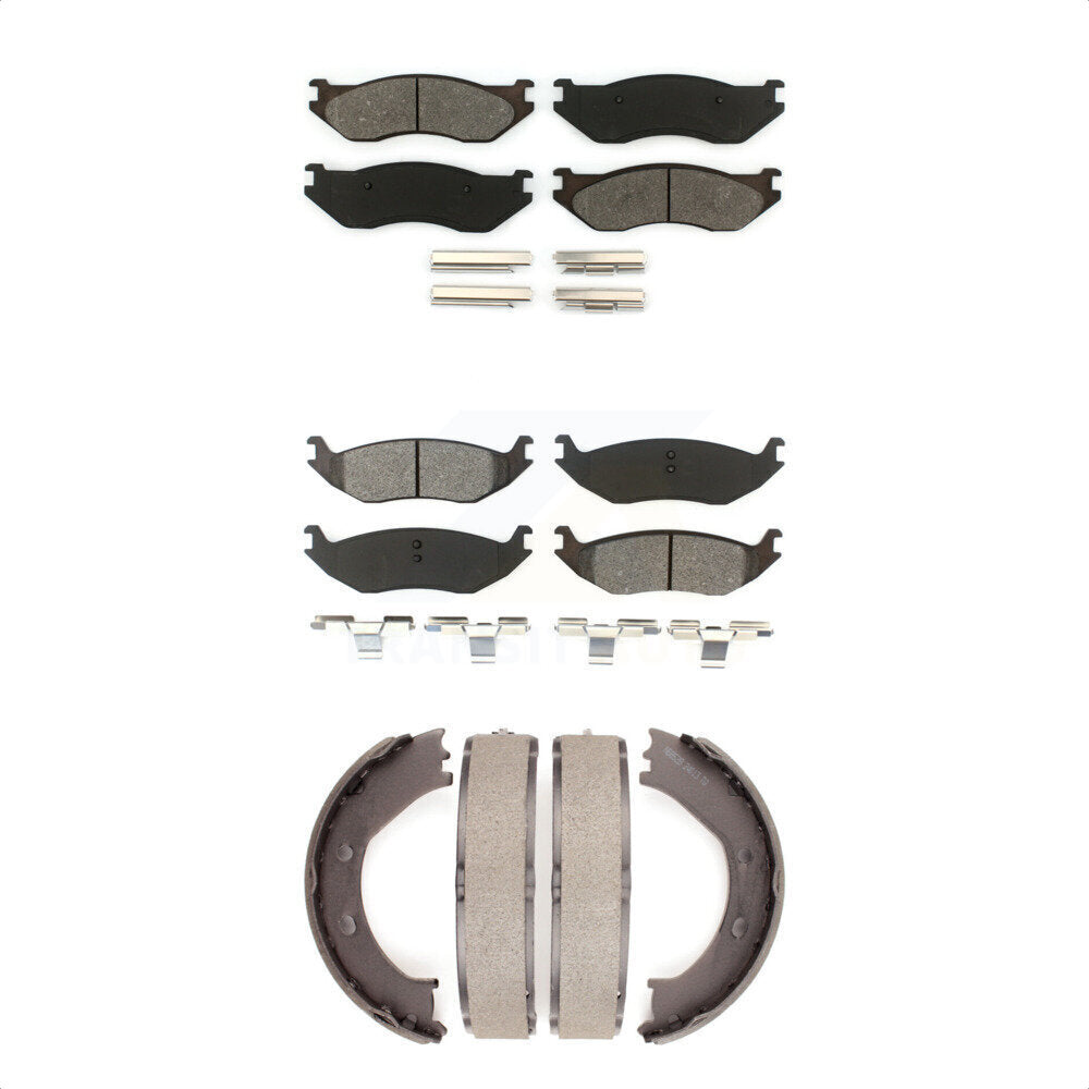 [Avant + Arrière] Kit de plaquette (semi-métallique) de frein pour Dodge Durango Ram 1500 KSN-100675