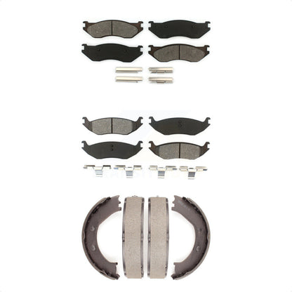 [Avant + Arrière] Kit de plaquette (semi-métallique) de frein pour Dodge Durango Ram 1500 KSN-100675
