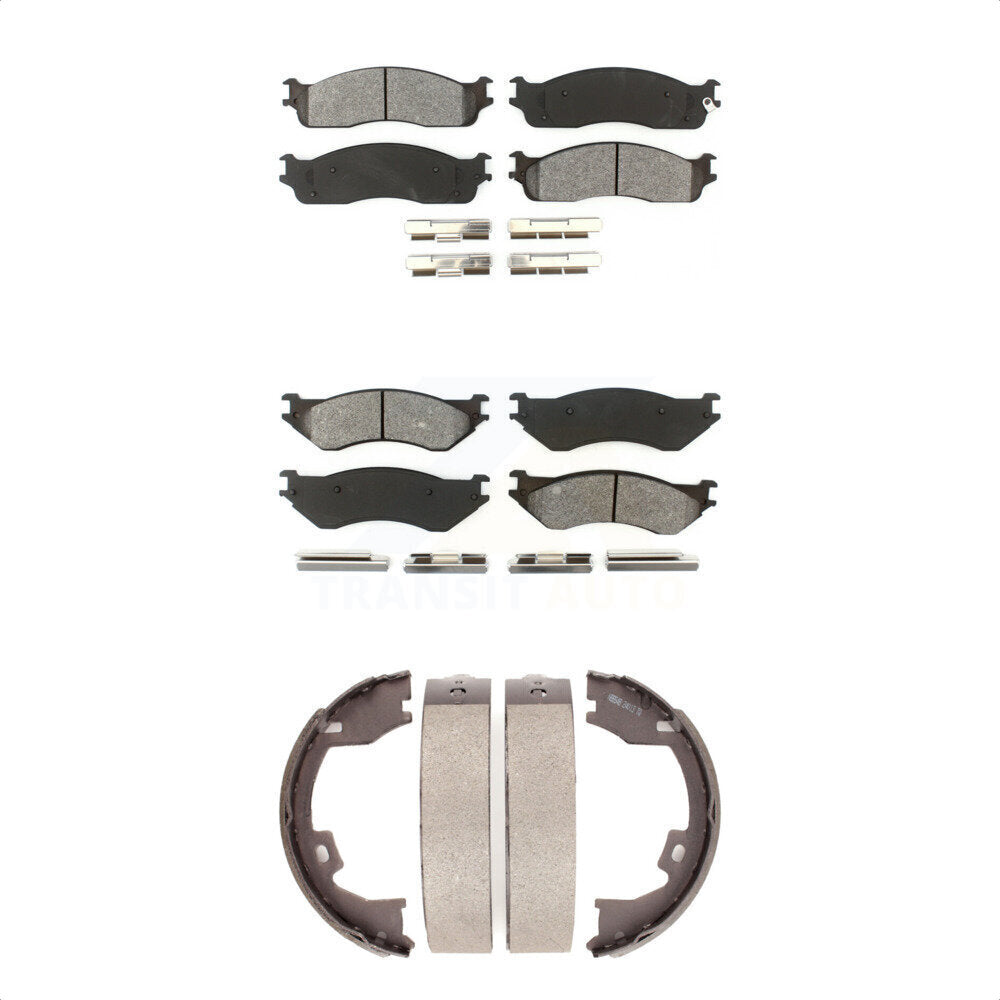[Avant + Arrière] Kit de plaquette (semi-métallique) de frein pour Dodge Ram 1500 2500 3500 KSN-100679