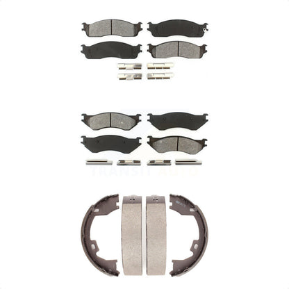 [Avant + Arrière] Kit de plaquette (semi-métallique) de frein pour Dodge Ram 1500 2500 3500 KSN-100679