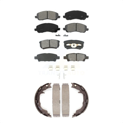 [Avant + Arrière] Kit de plaquette (semi-métallique) de frein pour Jeep Dodge Chrysler Caliber Compass Patriot Sebring 200 Mitsubishi Lancer Avenger KSN-100681