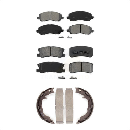 [Avant + Arrière] Kit de plaquette (semi-métallique) de frein pour Jeep Chrysler Compass Patriot Mitsubishi Sebring 200 Dodge Avenger Lancer Outlander Sport RVR KSN-100682