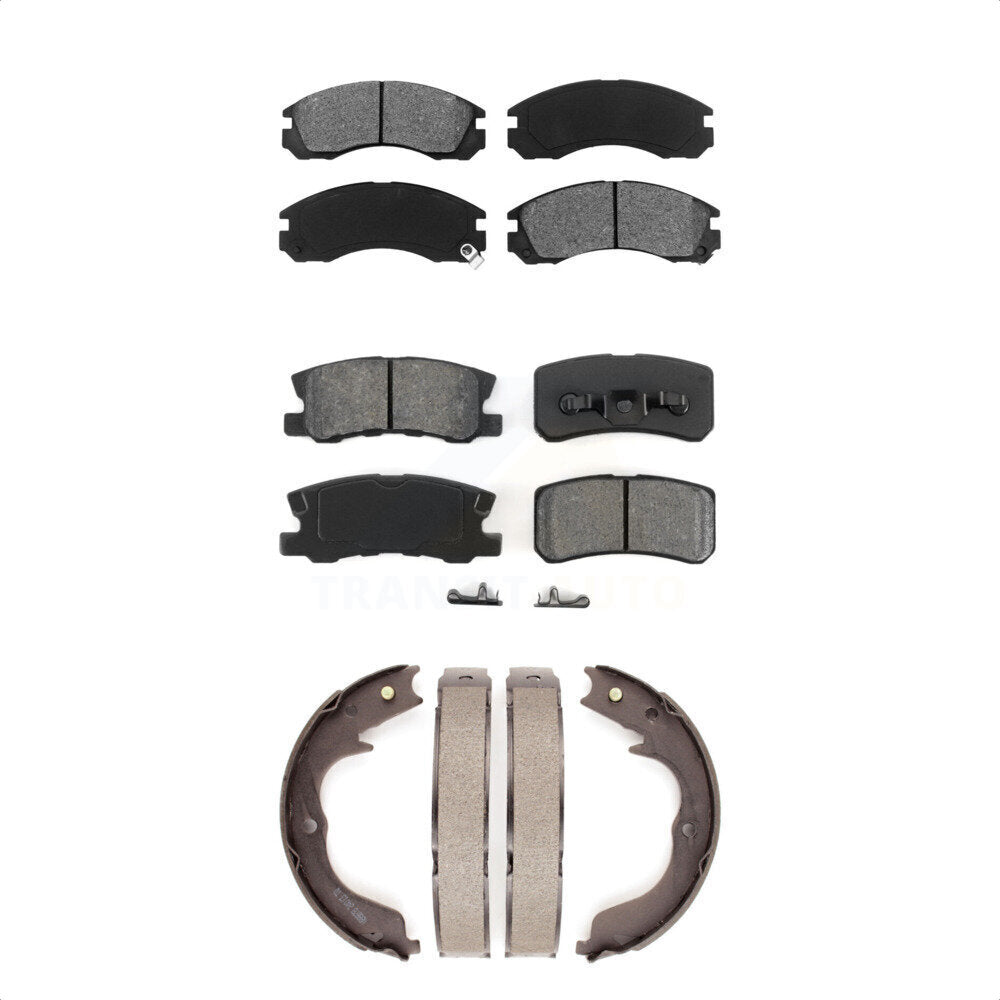 [Avant + Arrière] Kit de plaquette (semi-métallique) de frein pour Mitsubishi Lancer KSN-100683