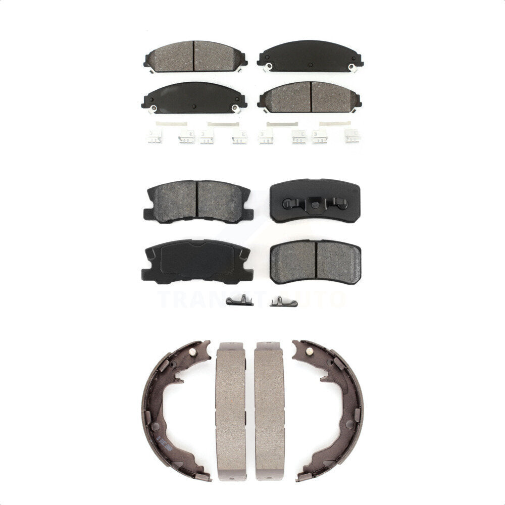[Avant + Arrière] Kit de plaquette (semi-métallique) de frein pour 2008-2009 Dodge Caliber SRT-4 KSN-100685