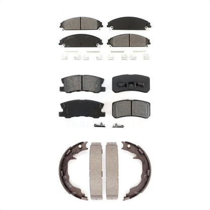 [Avant + Arrière] Kit de plaquette (semi-métallique) de frein pour 2008-2009 Dodge Caliber SRT-4 KSN-100685