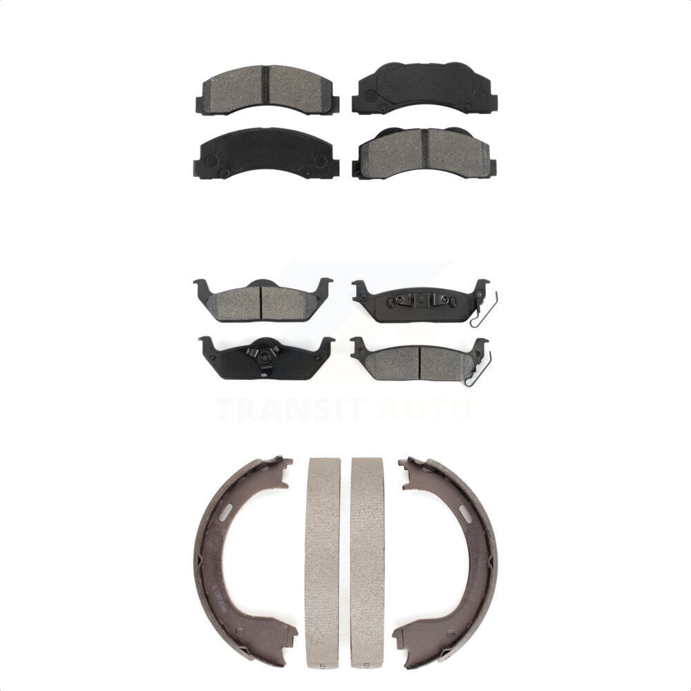 [Avant + Arrière] Kit de plaquette (semi-métallique) de frein pour 2010-2011 Ford F-150 KSN-100686