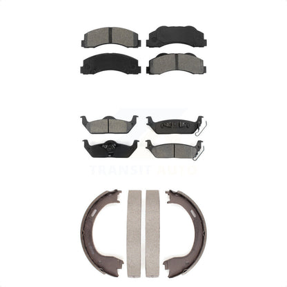 [Avant + Arrière] Kit de plaquette (semi-métallique) de frein pour 2010-2011 Ford F-150 KSN-100686