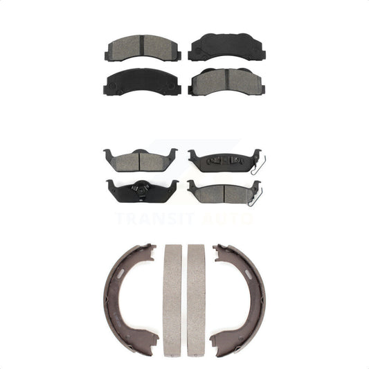 [Avant + Arrière] Kit de plaquette (semi-métallique) de frein pour 2010-2011 Ford F-150 KSN-100686