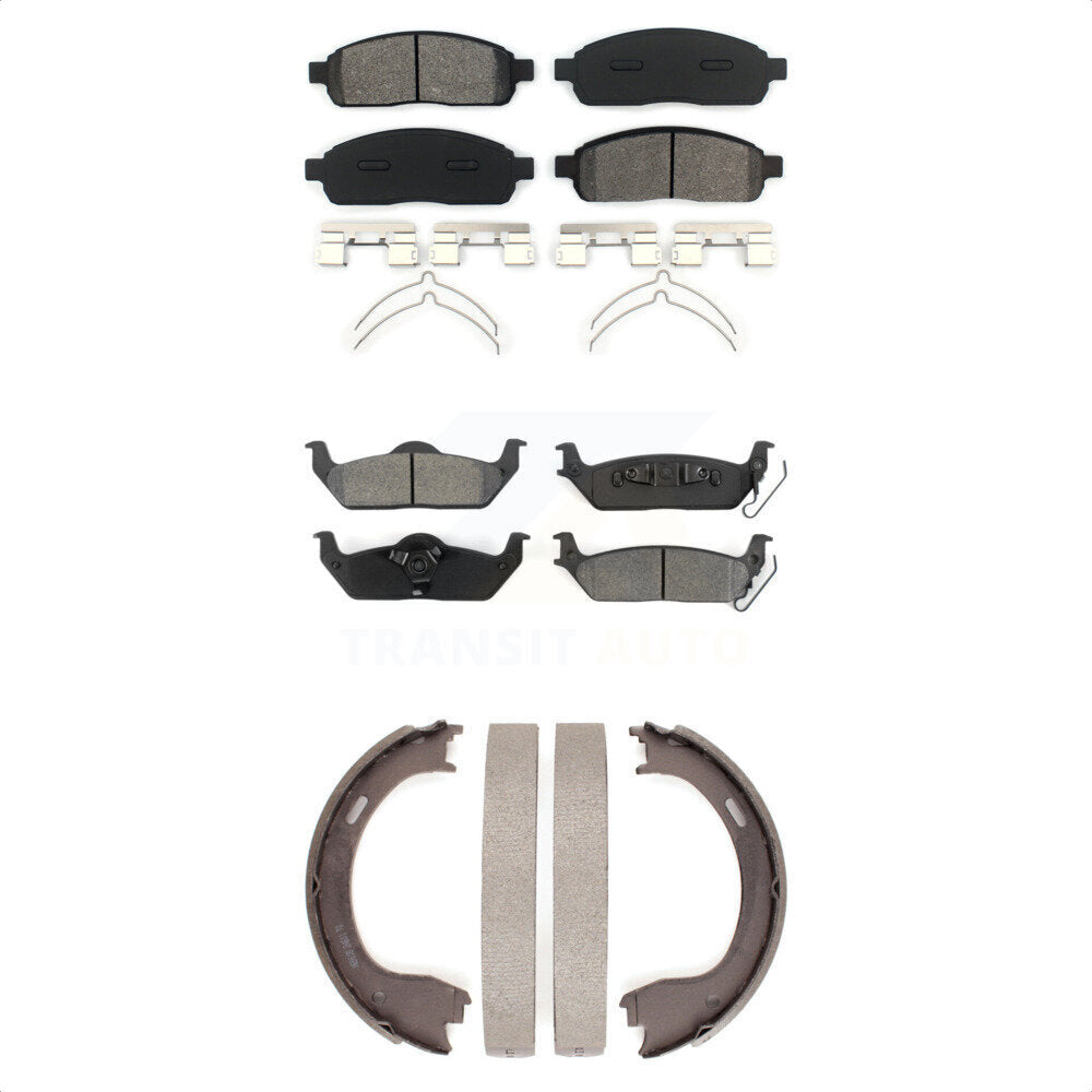 [Avant + Arrière] Kit de plaquette (semi-métallique) de frein pour 2009 Ford F-150 KSN-100687