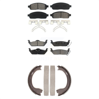 [Avant + Arrière] Kit de plaquette (semi-métallique) de frein pour 2009 Ford F-150 KSN-100687