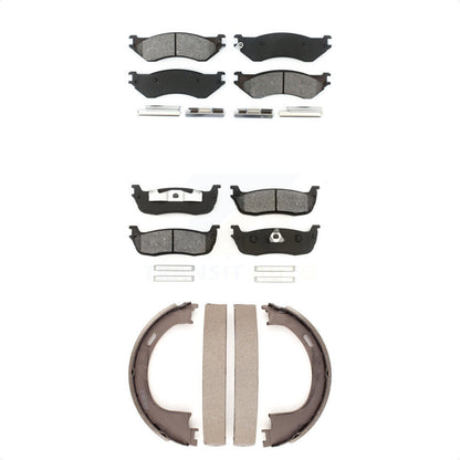 [Avant + Arrière] Kit de plaquette (semi-métallique) de frein pour Ford F-150 Expedition Heritage Lincoln Navigator F-250 KSN-100688