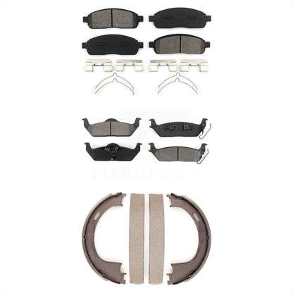 [Avant + Arrière] Kit de plaquette (semi-métallique) de frein pour Ford F-150 Lincoln Mark LT KSN-100689