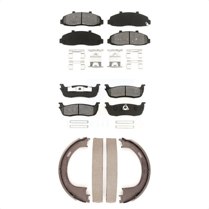 [Avant + Arrière] Kit de plaquette (semi-métallique) de frein pour Ford F-150 Heritage Lincoln Blackwood KSN-100693