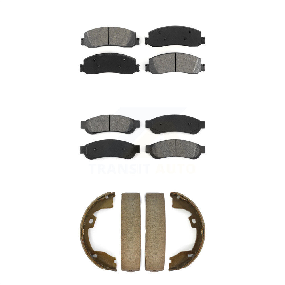 [Avant + Arrière] Kit de plaquette (semi-métallique) de frein pour Ford F-250 Super Duty F-350 KSN-100695