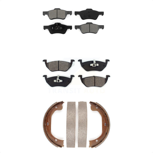 [Avant + Arrière] Kit de plaquette (semi-métallique) de frein pour Ford Escape Mercury Mariner Mazda Tribute KSN-100698