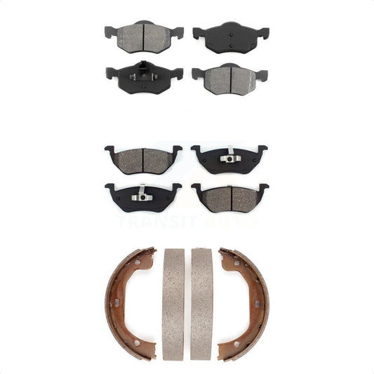 [Avant + Arrière] Kit de plaquette (semi-métallique) de frein pour Mazda Tribute Mercury Mariner KSN-100699