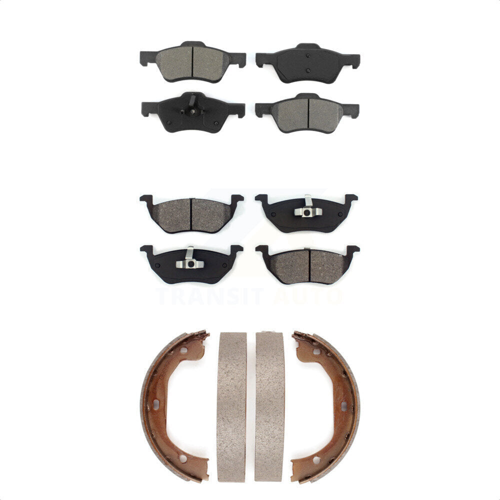 [Avant + Arrière] Kit de plaquette (semi-métallique) de frein pour Ford Escape Mercury Mariner KSN-100700