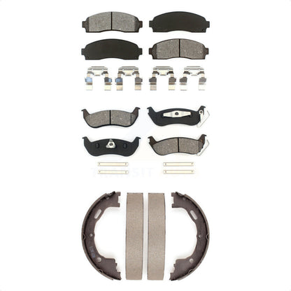 [Avant + Arrière] Kit de plaquette (semi-métallique) de frein pour Ford Ranger Mazda B2300 KSN-100701